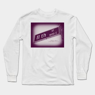 11th Street PURP FUZION, Long Beach, CA by Mistah Wilson Long Sleeve T-Shirt